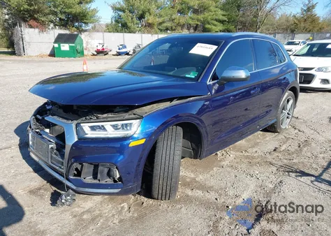 2018 Audi Sq5 3.0T Premium Plus из США, поврежденный, VIN WA1C4AFY2J2092944